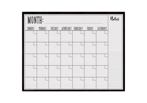 Teacher Created Resources Modern Farmhouse Calendar  Wipe-on/Wipe-off*