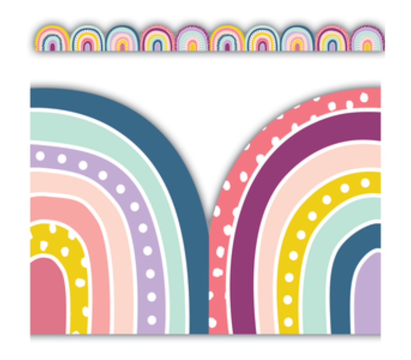 Oh Happy Day Rainbows Border*