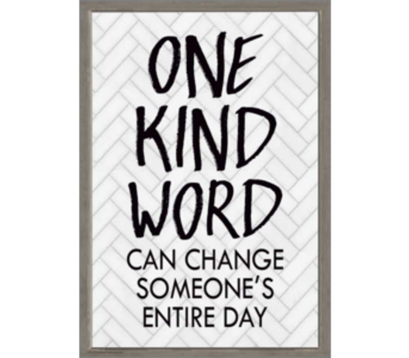 One Kind Word Positive Poster