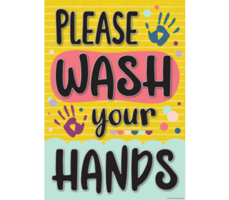 Please Wash Your Hands Positive Poster*