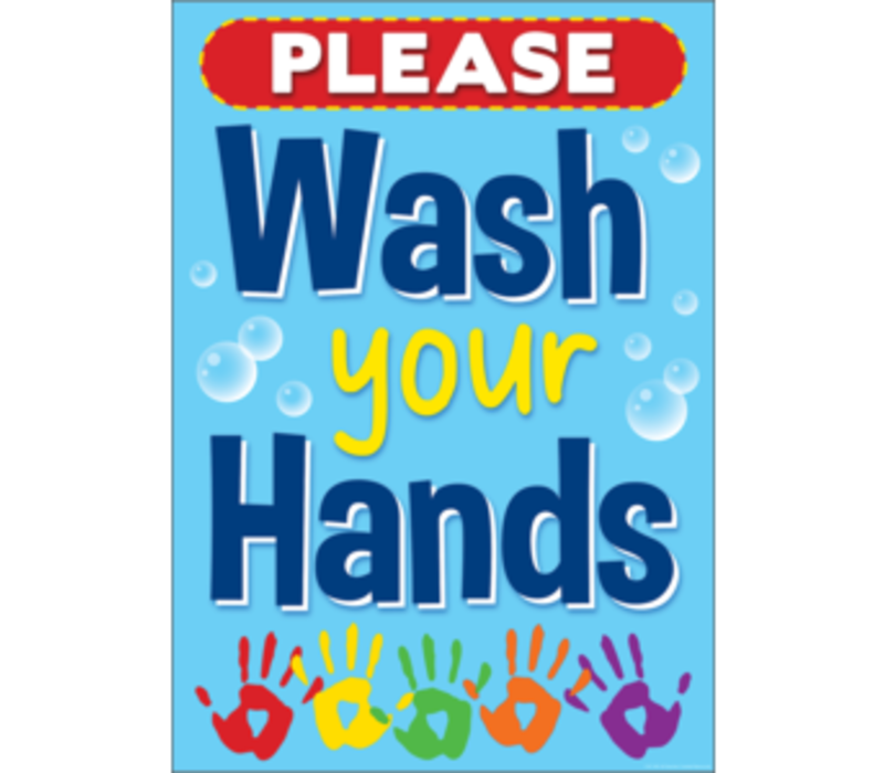 Please Wash Your Hands Positive Poster*