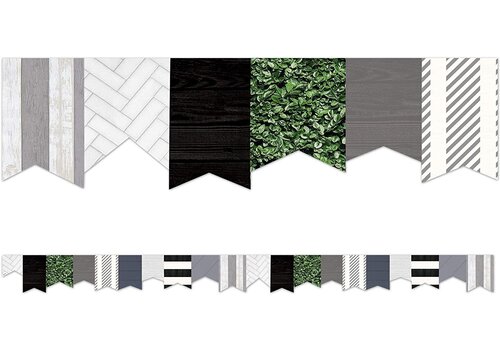 Teacher Created Resources Modern Farmhouse Pennants Border*