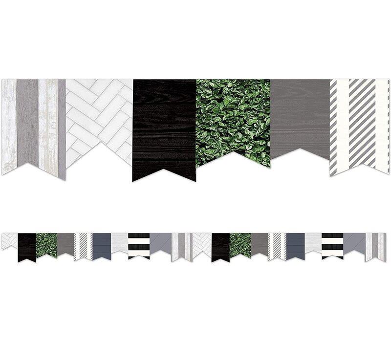 Modern Farmhouse Pennants Border*