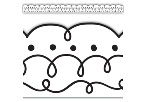 Teacher Created Resources Squiggles and Dots Die-Cut Border Trim