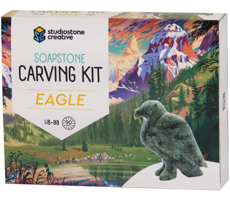 Soapstone Carving Kit - Eagle