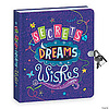 PEACEABLE KINGDOM Secrets, Dreams, Wishes Lockable  Diary - Glow in the Dark