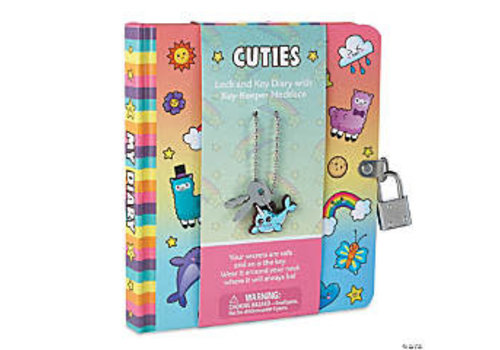 PEACEABLE KINGDOM Cuties Lockable Diary*