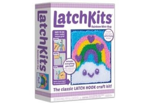 Kahootz LatchKits™ Smiling Rainbow Mini-Rug Latch Hook Kit*