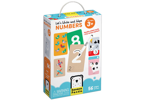 Banana Panda Let's Write and Wipe Numbers