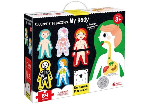 Banana Panda Suuuper Size Puzzle - My Body* Banana Panda Suuuper Size Puzzle - My Body*