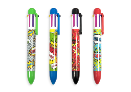 ooly Comic Attack 6 Click Multicolor Pens *