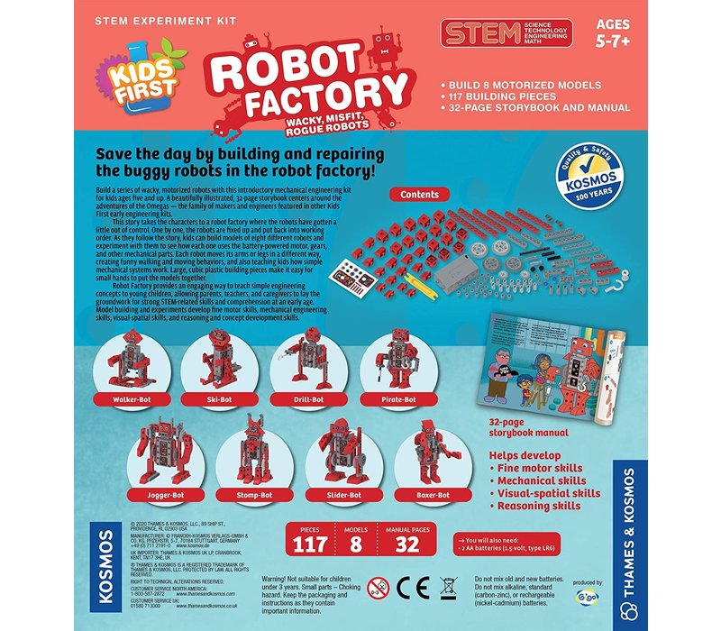 Kids First: Robot Factory: Wacky, Misfit, Rogue, Ro*