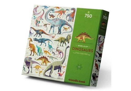 Crocodile Creek World of Dinosaurs 750 Piece Puzzle *