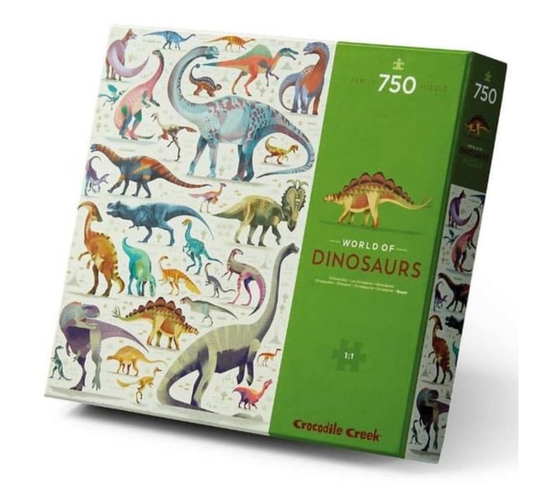 World of Dinosaurs 750 Piece Puzzle