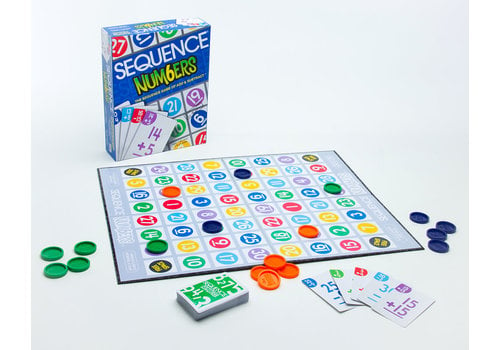 Jax Games Sequence Numbers Board Game