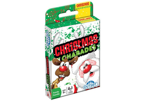 outset media Christmas Charades Card Game