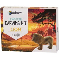 Soapstone Carving Kit -  Lion