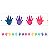 Hands With Hearts Straight Border