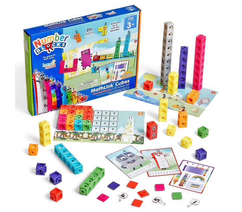 Number Blocks Math Link Cubes 1-10 Activity Set*