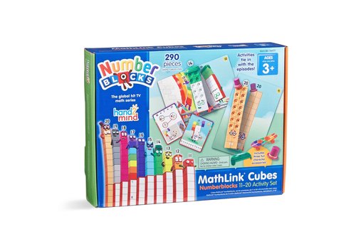 Hand2Mind Number Blocks Math Link Cubes 11-20 Activity Set*