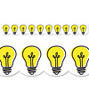 Doodle Lightbulbs Border*