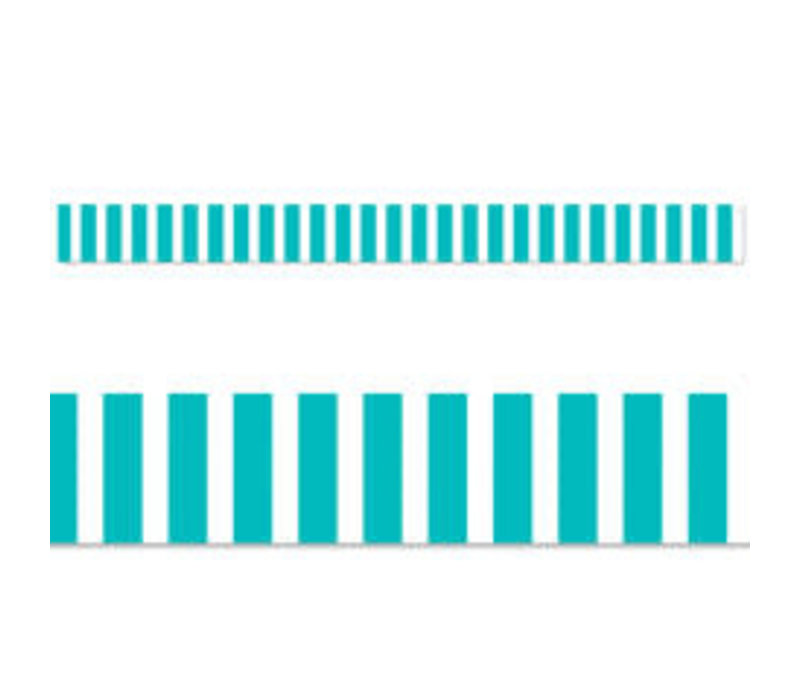 Turquoise Bold Stripes EZ Border*