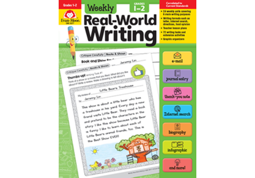 Evan Moor Weekly Real-World Writing, Grades 1-2