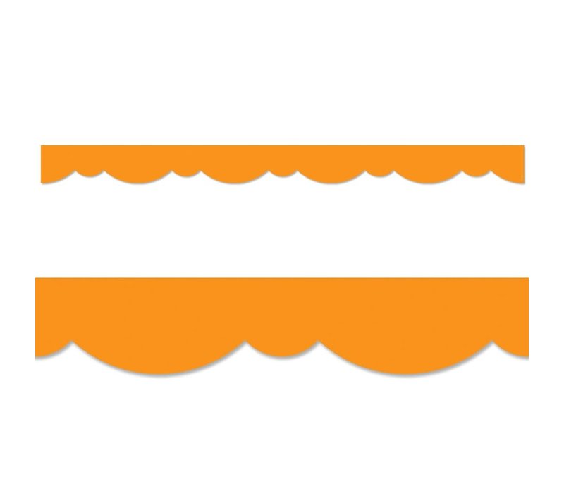 Orange Stylish Scallops Border EZ Border*