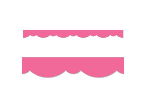 Creative Teaching Press Pink Stylish Scallops Border EZ Border*