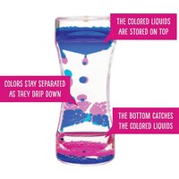 Pink & Blue Liquid Motion Bubbler*