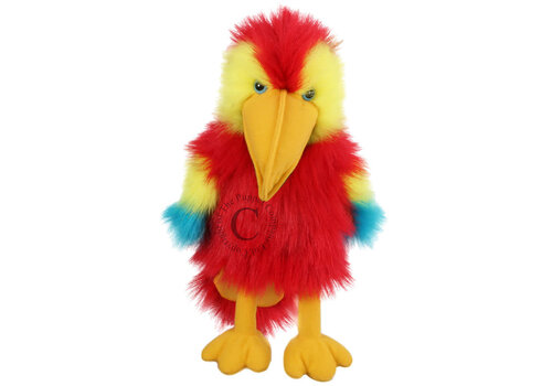 The Puppet Company Ltd. Baby Birds:  Scarlet Macaw Puppet