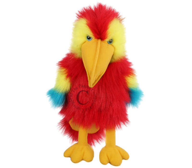 Baby Birds:  Scarlet Macaw Puppet