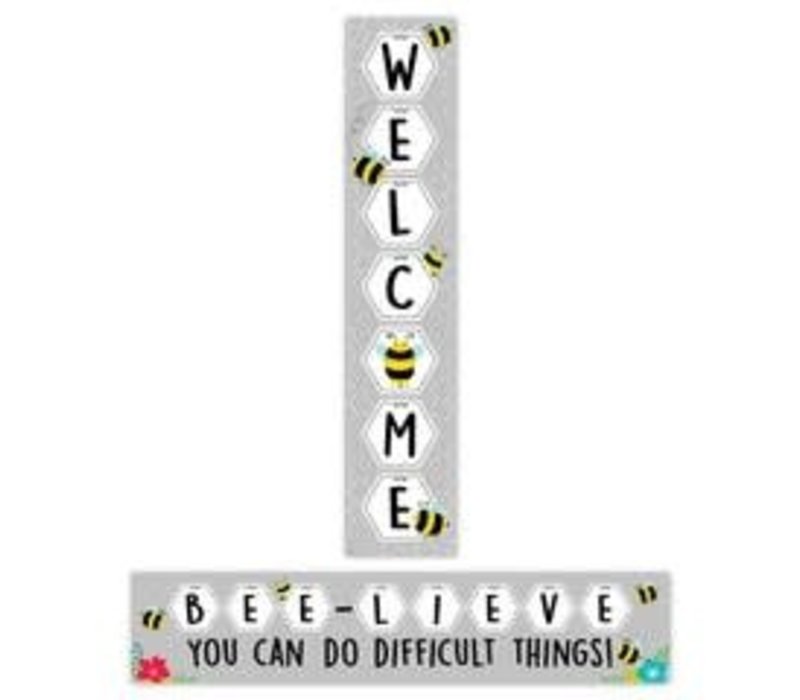 Busy Bees Welcome Banner