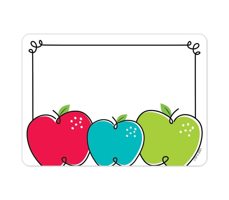 Doodle Apples Labels/ Name Tags*