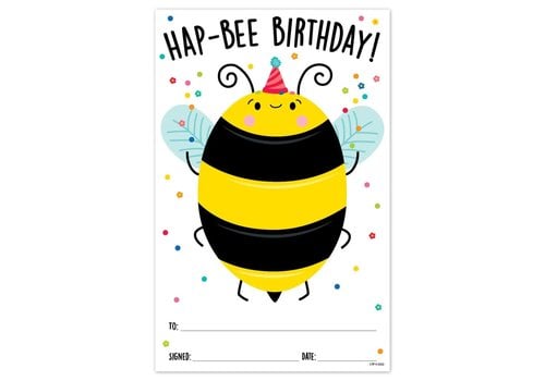 Creative Teaching Press Hap-BEE Birthday Award NEW!