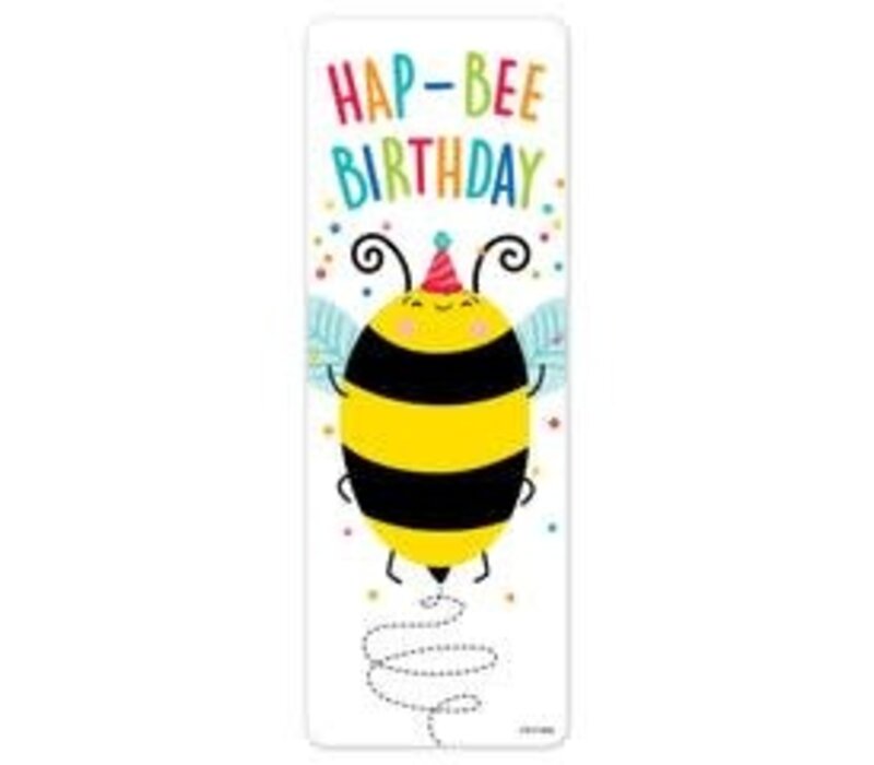 Hap-BEE Birthday Bookmark NEW!