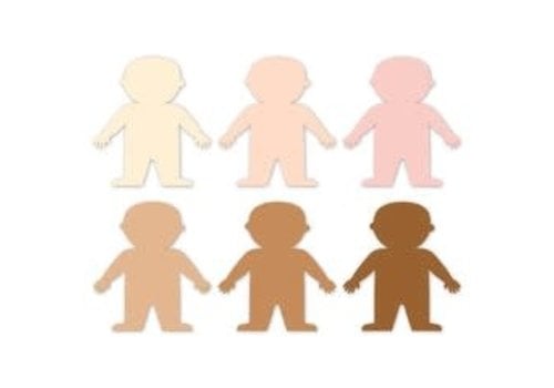 Creative Teaching Press Multicultural People 6" Designer Cut Outs