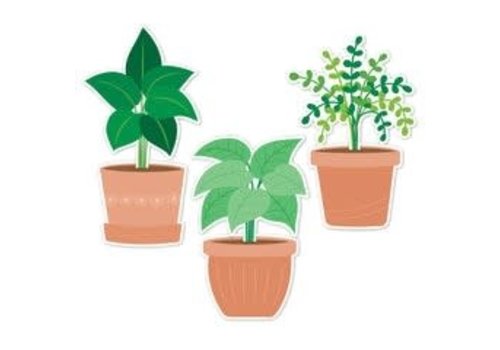 Creative Teaching Press Potted Plants  6" Designer Cut Outs