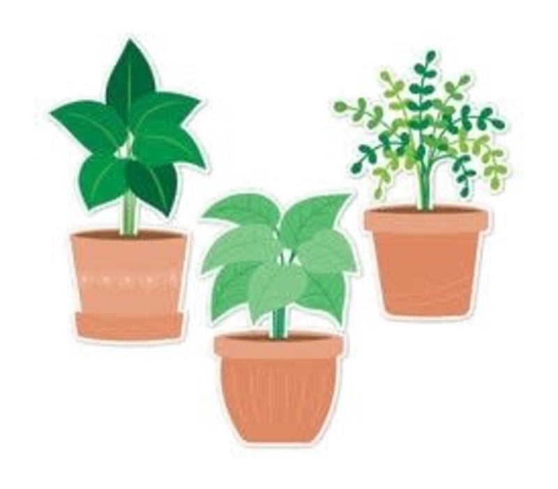Potted Plants  6" Designer Cut Outs