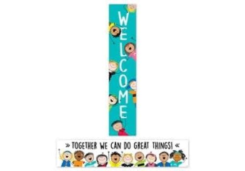 Creative Teaching Press Stick Kids Welcome Banner