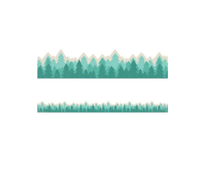 Adventurer Tree Die-Cut Extra Wide Deco Trim*