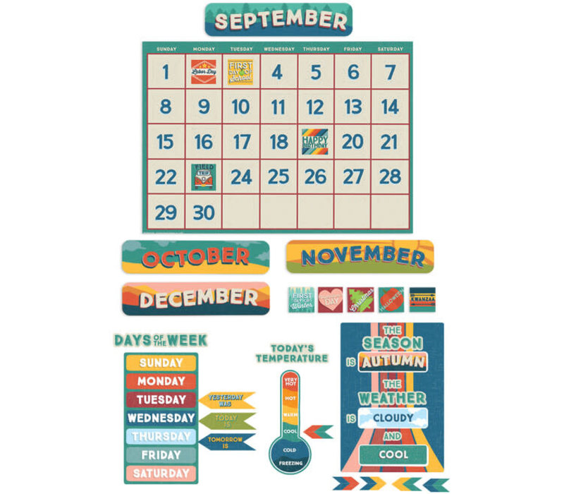 Adventurer Calendar Bulletin Board