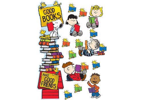 EUREKA Peanuts Good Books Bulletin Board Set