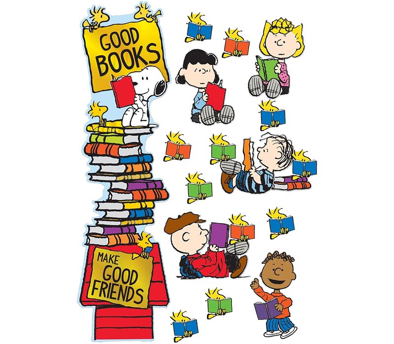 Peanuts Good Books Bulletin Board Set