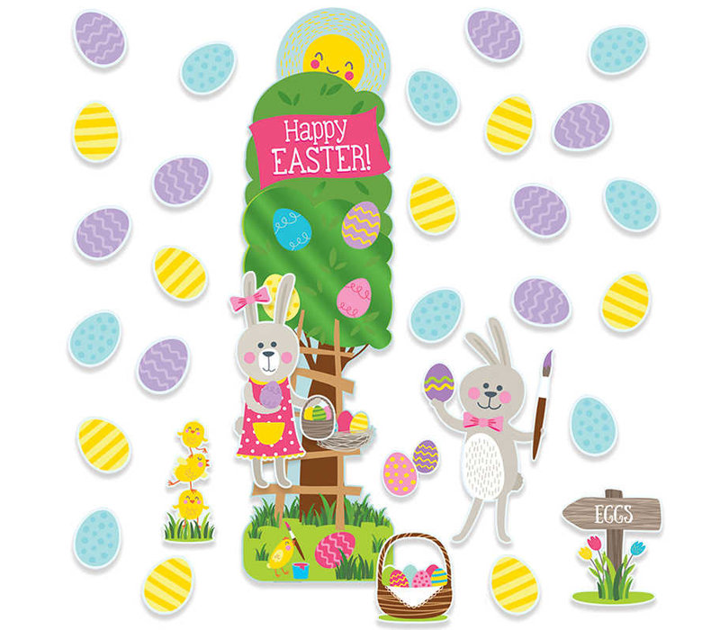 Happy Easter! Bulletin Board Set