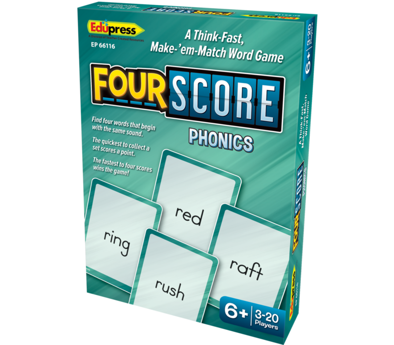 Four Score Card Game: Phonics*