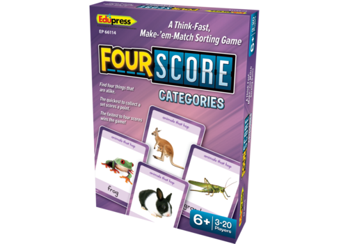 Teacher Created Resources Four Score Card Game: Categories