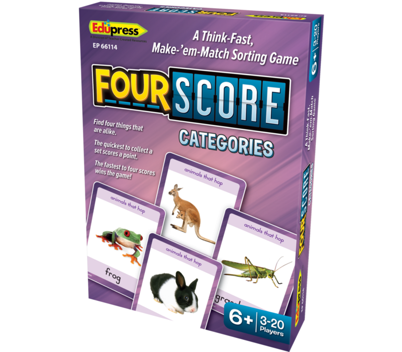 Four Score Card Game: Categories