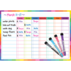 Teacher Created Resources Colorful Dry-Erase Magnetic Task Chart