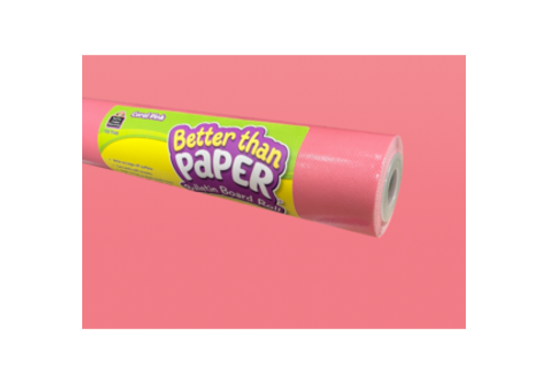 Teacher Created Resources Better Than Paper - Coral Pink Bulletin Board Roll *